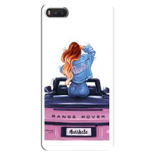 Чехол с печатью для Xiaomi Mi8 - (Мода) (AlphaPrint) (На машине)