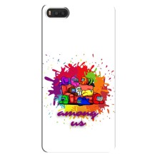 Чехол Амонг Ас для Xiaomi Mi8 (AlphaPrint) (Яркий АмонгАс)