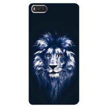 Чехол со Львом для Xiaomi Mi8 (VPrint) (Синий Лев)