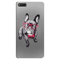 Чехол (ТПУ) Милые собачки для Xiaomi Mi8 – Бульдог в очках