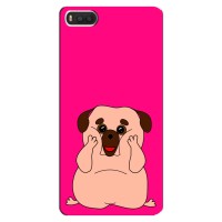 Чехол (ТПУ) Милые собачки для Xiaomi Mi8 (Веселый Мопсик)