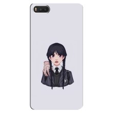 Чехлы Венсдей на Xiaomi Mi8 Уэнсдей (AlphaPrint) (Уэнздей и Вещь)