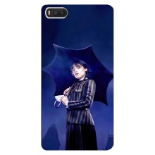Чехлы Венсдей на Xiaomi Mi8 Уэнсдей (AlphaPrint) (Уэнздей с зонтом)