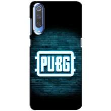 Чехол PUBG для Ксяоми Ми 9 (AlphaPrint) (Лого PUBG)