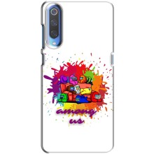 Чехол Амонг Ас для Xiaomi Mi 9 (AlphaPrint) (Яркий АмонгАс)