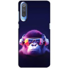 Чохол з Мавпами Xiaomi Mi 9 - (AlphaPrint) (Стильна мавпа)