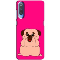 Чехол (ТПУ) Милые собачки для Xiaomi Mi 9 (Веселый Мопсик)