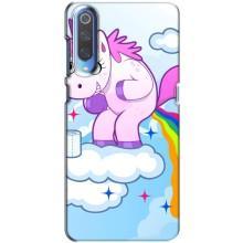 Чехол Unicorn на Xiaomi Mi 9 (Радуга единорожка)