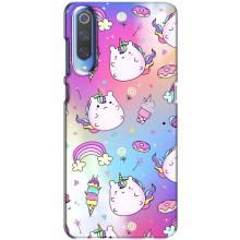 Чехол Unicorn на Xiaomi Mi 9 (Радуга и Единорог)