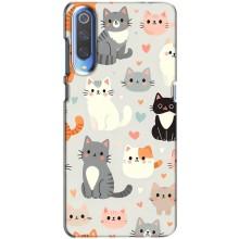 Чехол с рисунком кот на Xiaomi Mi 9 – Коллаж котов