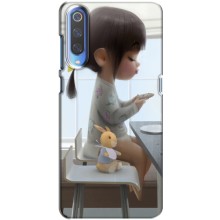 Девчачий Чехол для Xiaomi Mi 9 (Девочка с игрушкой)