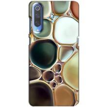 Мраморный чехол на Xiaomi Mi 9 (VPrint) (Радужный Мрамор)