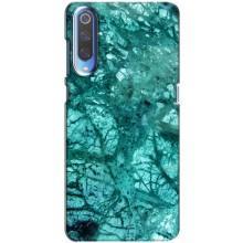 Мраморный чехол на Xiaomi Mi 9 (VPrint) (Зеленый мрамор)