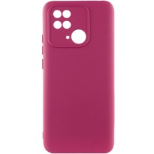 Чехол Silicone Cover Lakshmi Full Camera (A) для Xiaomi Poco C40 – Бордовый