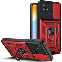 Ударопрочный чехол Camshield Serge Ring для Xiaomi Poco C40 – Красный