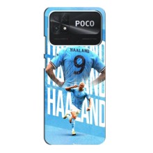 Чехлы с принтом для Xiaomi POCO C40 Футболист – Erling Haaland