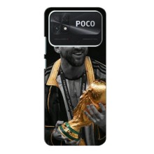 Чехлы Лео Месси Аргентина для Xiaomi Poco C40 (Месси ЧМ)
