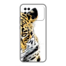 Чехлы с изображением разных животных для Xiaomi POCO C40 (Стильный Леопард)