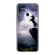 Чехлы с изображением разных животных для Xiaomi POCO C40 (Лошадь)