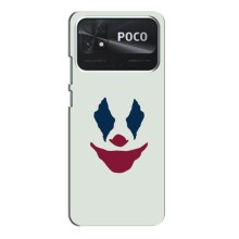 Чехлы с картинкой Джокера на Xiaomi Poco C40 (Лицо Джокера)