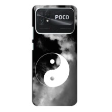 Чехлы с принтом Спортивная тематика для Xiaomi Poco C40 (Инь-Янь)
