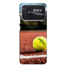 Чехлы с принтом Спортивная тематика для Xiaomi Poco C40 – Теннисный корт