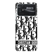 Чехол (Dior, Prada, YSL, Chanel) для Xiaomi POCO C40 – Christian Dior