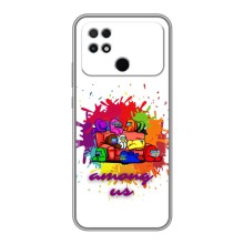 Чехол Амонг Ас для Xiaomi POCO C40 (AlphaPrint) – Яркий АмонгАс