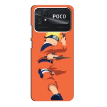Чехлы с принтом Наруто на Xiaomi Poco C40 (Силуэт Наруто)