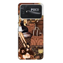 Чехол Стиль Louis Vuitton на Xiaomi Poco C40 (Мода Луи Виттон)