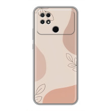 Чохол квітковий дизайн для Xiaomi POCO C40 – Кориневий фон