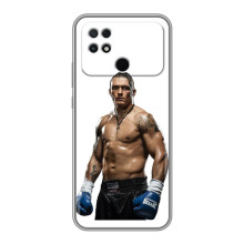 Чехол с картинкой Александр Усик для Xiaomi POCO C40 – Усик на белом