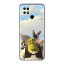 Чохол з мультфільмом Шрек на Xiaomi POCO C40 – Шрек і осел