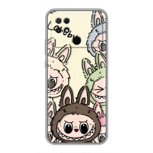 Чохол з Лабубу на Xiaomi POCO C40 (Колаж Лабубу)