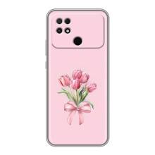 Чехол с розовым рисунком для Xiaomi POCO C40 – Букет цветов