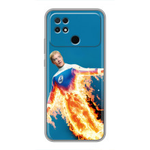 Чохол з принтом Фантастична четвірка для Xiaomi POCO C40 – Людина-факел