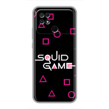 Чехол Гра в кальмара для Xiaomi POCO C40 – Логотип игры кальмара