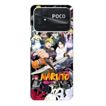 Купить Чехлы на телефон с принтом Anime для Поко с40 (Наруто постер)