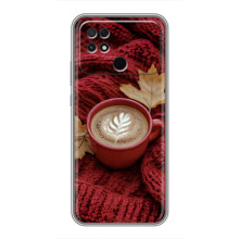 Чохол з унікальним дизайном 'Осінь з кавою' для Xiaomi POCO C40 – Кава на ковдрі