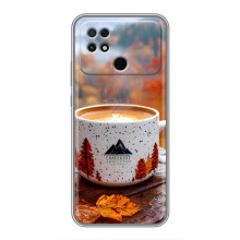 Чохол з унікальним дизайном 'Осінь з кавою' для Xiaomi POCO C40 – Кава на природі