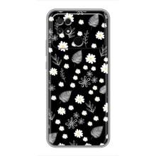 Чохли з тематикою "КВІТИ" на Xiaomi POCO C40 (цвітіння на чорному)