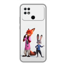 Силіконовий чохол з принтом Зоотрополіс для Xiaomi POCO C40 – Джуді і Нік
