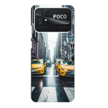 Силиконовый бампер (Работники) на Xiaomi Poco C40 – Такси