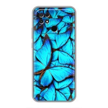 Силиконовый бампер с картинкой животных для Xiaomi POCO C40 – Крылья бабочек