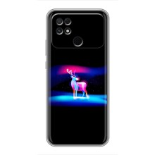 Силиконовый бампер с картинкой животных для Xiaomi POCO C40 – Яркий олень