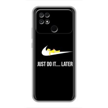 Силиконовый Чехол на Xiaomi POCO C40 с картинкой Nike (Later)