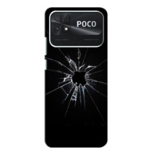 Текстурный Чехол для Xiaomi Poco C40 – Биток стекло