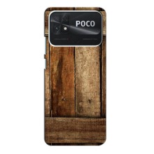 Текстурный Чехол для Xiaomi Poco C40 – Забор