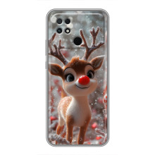 Яскравий чохол для Xiaomi POCO C40 з Зимові Оленята
