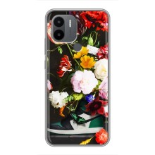 Брендновые Чехлы для Xiaomi Poco C50 - (PREMIUMPrint) (Nike цветы)